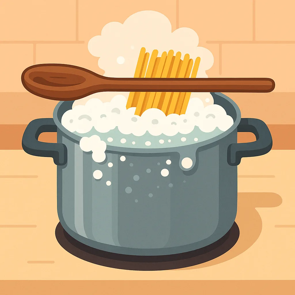 Life Hack #5: Stop Pasta Boil-Overs with a Wooden Spoon